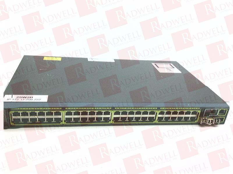 CISCO WS-C2960S-48TS-L.