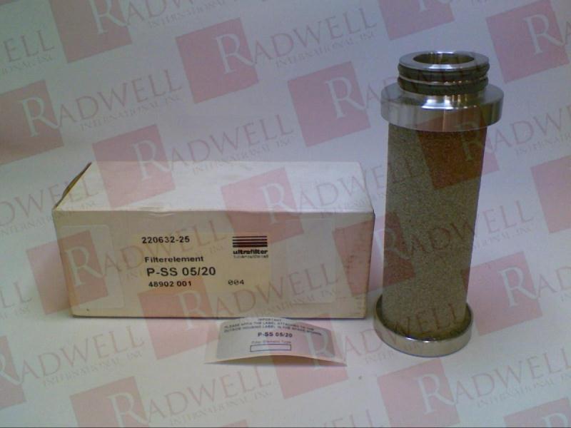 FILTER STERILE SINTERED STEEL SIZE 05/20 1IN BORE
