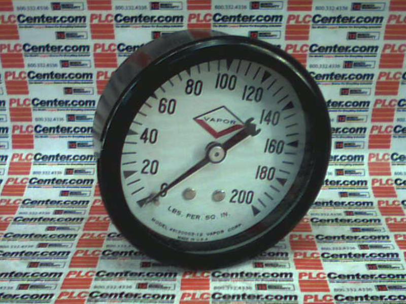 PRESSURE GAUGE 2-1/2IN 0-200 PSI 1/4NPT CB MOUNT