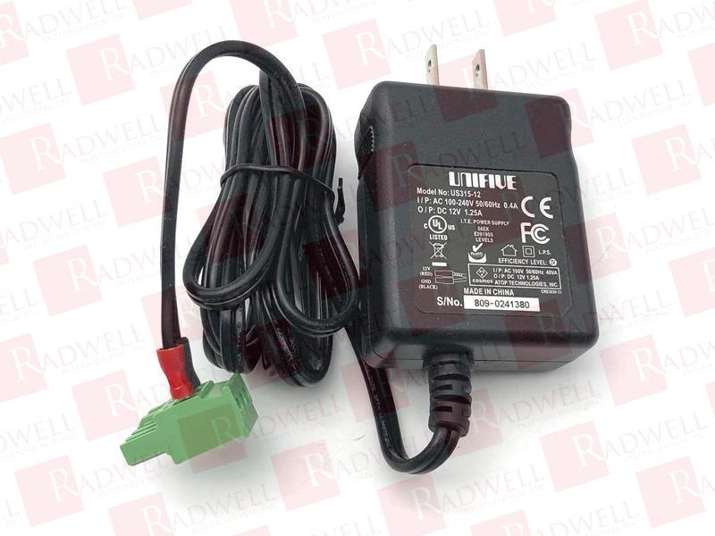  , POWER SUPPLY, 100-240VAC, 50/60HZ, 0.4A