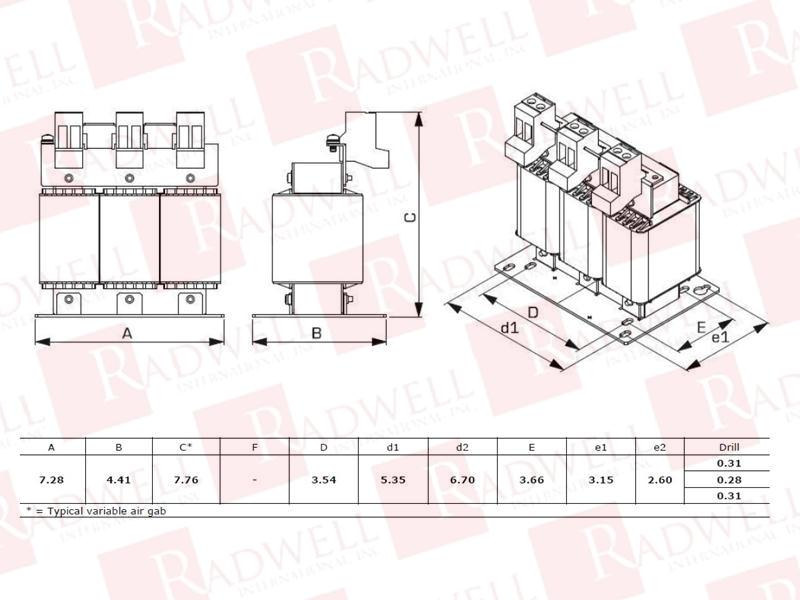 RADWELL VERIFIED SUBSTITUTE ALRC-027TBC-SUB