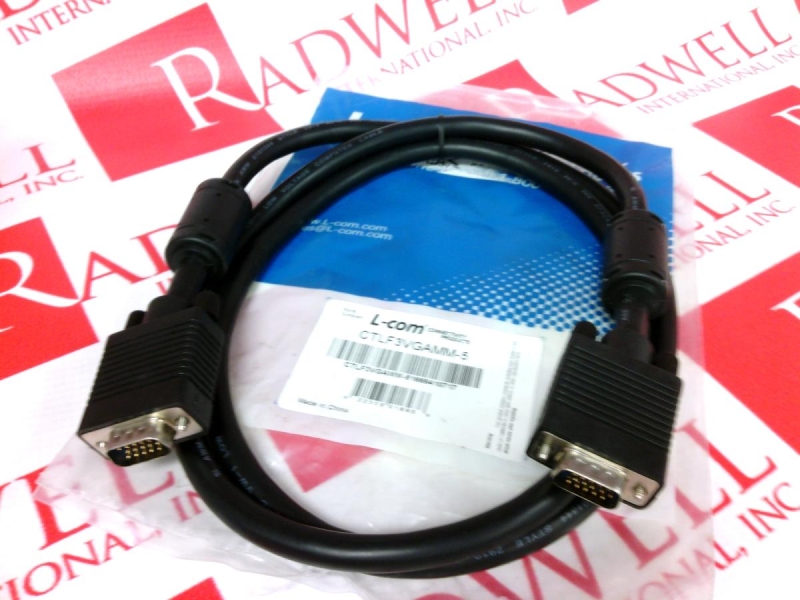 COMPUTER CORD, HD-15 PLUG, 5 , BLK; CONNECTOR TYPE A:HD-15 PLUG; CONNECTOR TYPE B:HD-15 PLUG; CABLE LENGTH - IMPERIAL:5FT; CABLE LENGTH - METRIC:1.52M; JACKET COLOR:BLACK; PRODUCT RANGE:- RO ...