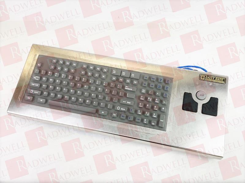KEYBOARD, RUGGED, ELASTOMER, 109 KEY, NEMA 4X, W/ TUFFPOINT