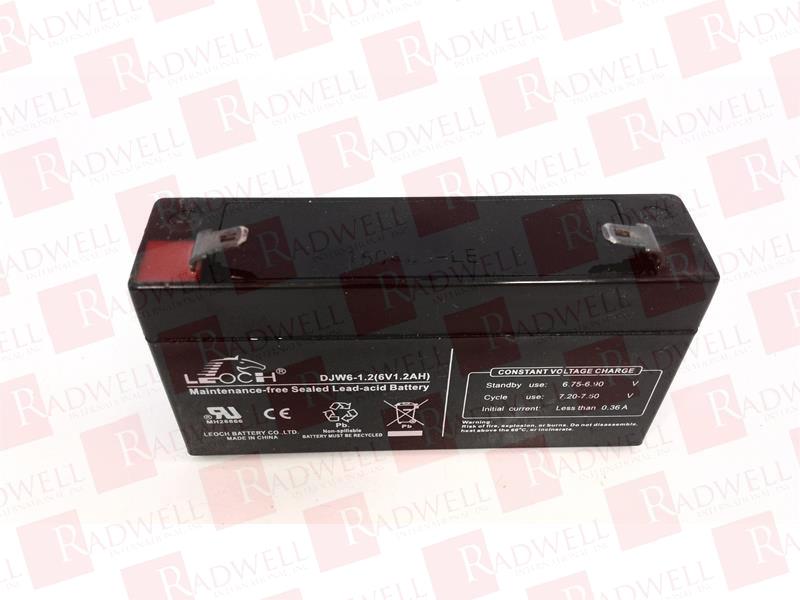 LEOCH BATTERY CORP DJW6-1.2(6V1.2AH)