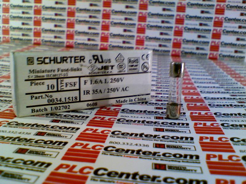 FUSE 1.6AMP 5X20MM 250VAC FAST ACTING
