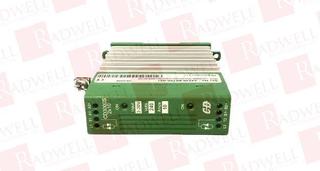 DANAHER CONTROLS CD3000S-1PH/2X10A/-/240V/NO/SSR/ZC/NF