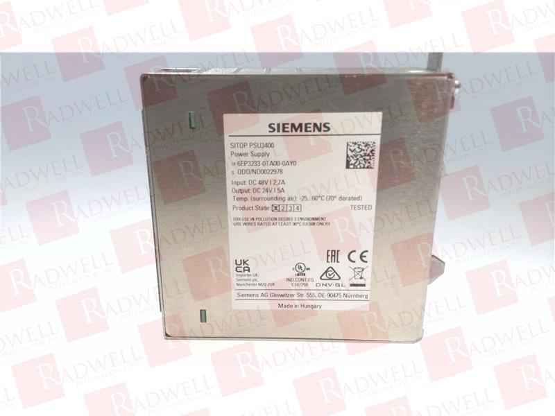 SIEMENS 6EP3233-0TA00-0AY0