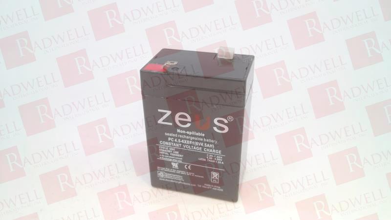 ZEUS BATTERY PRODUCTS PC4.5-6XBF1