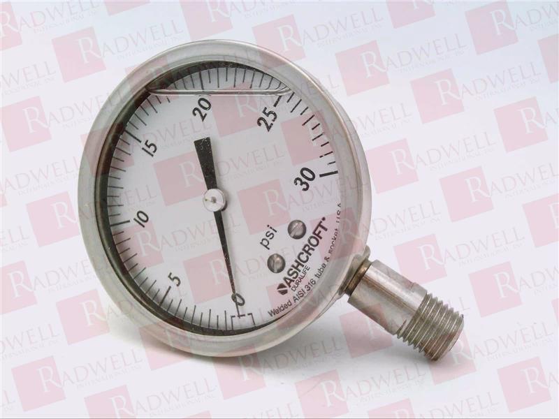 ASHCROFT 25 1009SW02L30#