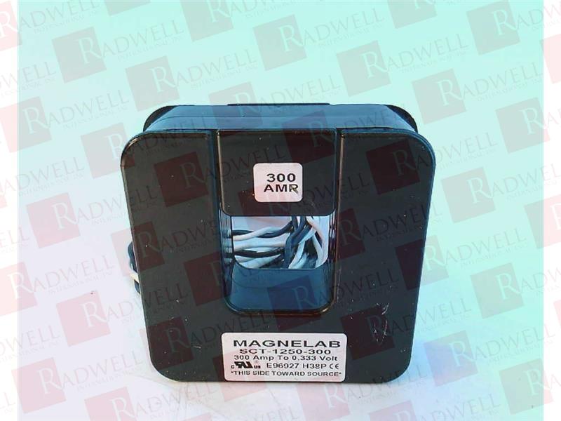 MAGNELAB, SCT-1250-300, SCT1250300, CURRENT TRANSFORMER, 300AMP, .333V