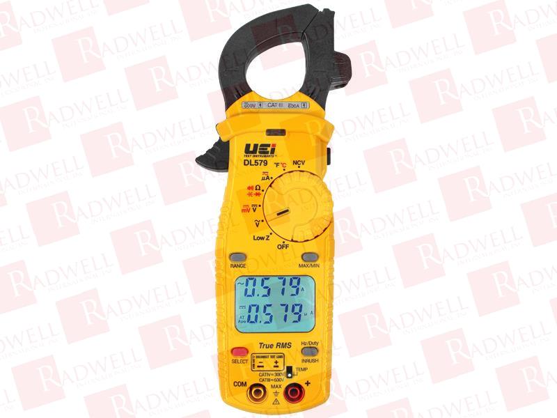 600A DUAL DISPLAY TRMS-CLAMP W/ TEMPERATURE & CAPACITANCE, TRMS, 750/1000V AC/DC, 600A AC/DC, AC/DC MICROAMPS, DUAL DISPLAY, LOW Z (IMPEDANCE), RESISTANCE, CONTINUITY, DIODE TEST, FREQUENCY/ ...
