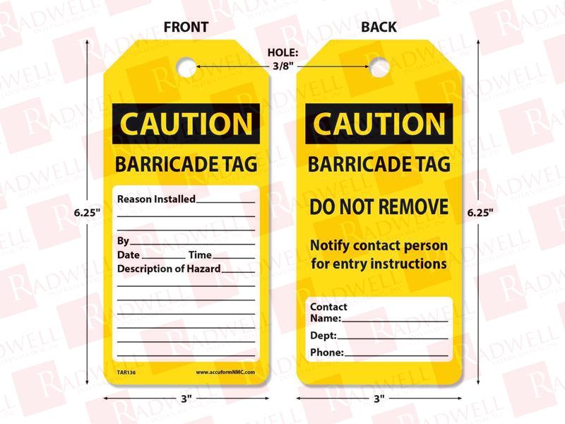 NMC SAFETY TAR136