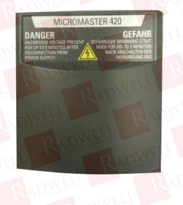 SIEMENS 6SE6400-7AA00-0AL