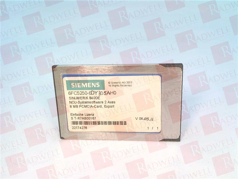 SIEMENS 6FC5250-6CY30-5AH0