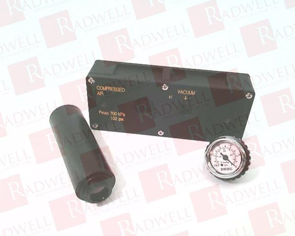 MULTI-STAGE VACUUM GENERATOR WITH SILENCER, VACUUM FLOW(SCFM):18.1, VACUUM PORT: 3/4 INCH NPT, SUPPLY PORT: 1/4 INCH NP, AIR CONSUMPTION: 6.6
