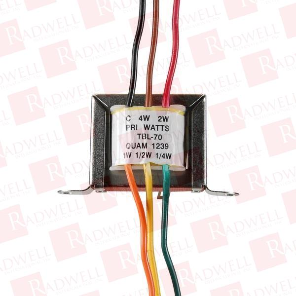 4W- 70V TRANSFORMER, 5 TAPS AT -3DB LEVELS