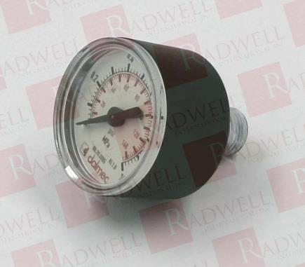  , PRESSURE GAUGE, D40 SERIES, 140 PSI MAX PRESSURE, ¼ INCH NPT FITTING