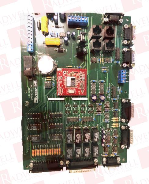  , PC BOARD, FOR INDUSTRIAL LABEL PRINTER, 4 ETHERNET PORTS, 5 I/O PORTS, 2 ACCESSORY PORTS, SCREW TERMINALS, 24 VDC