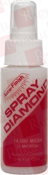 BUFFING AND POLISHING COMPOUND, 2 OZ DIAMOND SPRAY COMPOUND GRADE EXTRA FINE, 14,000 GRIT, CLEAR, USE ON CAST IRON & CERAMIC