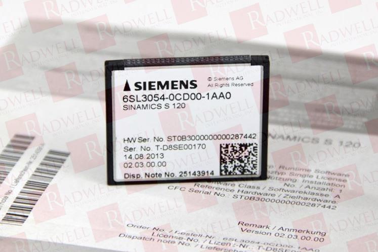 SIEMENS 6SL30540CD001AA0