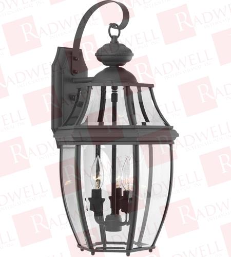 NEWBURY 20 "X 11" OUTDOOR WALL LANTERN, 2 LIGHTS, 120 WATT, MYSTIC BLACK