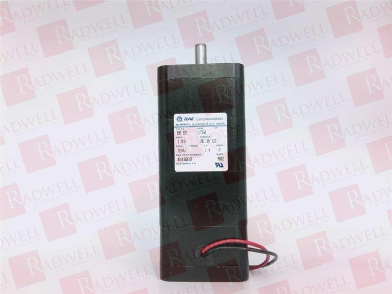  , MOTOR, 1750 RPM, 96 IN. OZ TORQUE, 90 VDC VOLTAGE, 1.63 AMP, TENV ENCLOSURE, 18-1/2 X 7-3/4 X 3-3/4 INCH DIMENSIONS