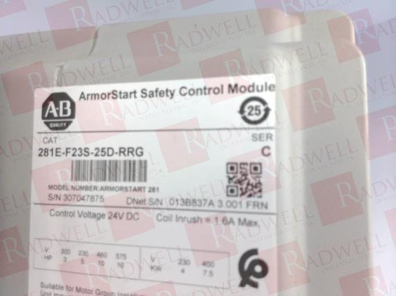 ALLEN BRADLEY 281E-F23S-25D-RRG