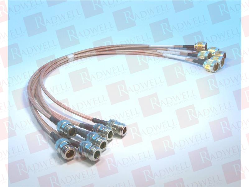 RG142 CABLE ASSY, MIL-SPEC, SHLD COAX N-MALE, N-FEMALE, 24"
