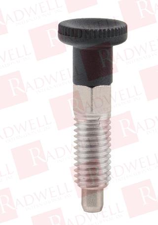 INDEX PLUNGER, BK TYPE, 5 MM DIAMETER, M10X1 THREAD, STAINLESS STEEL