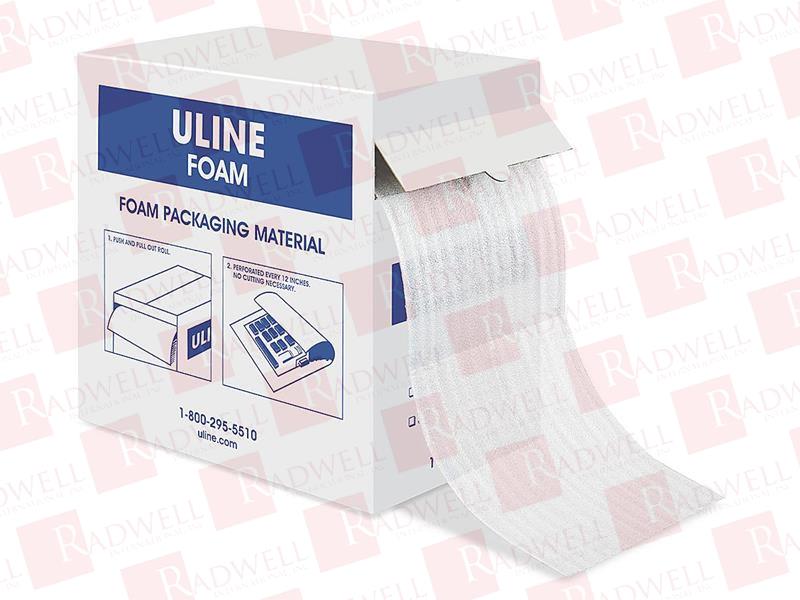 ULINE FOAM ROLL - 1/8", 12" X 175', PERFORATED