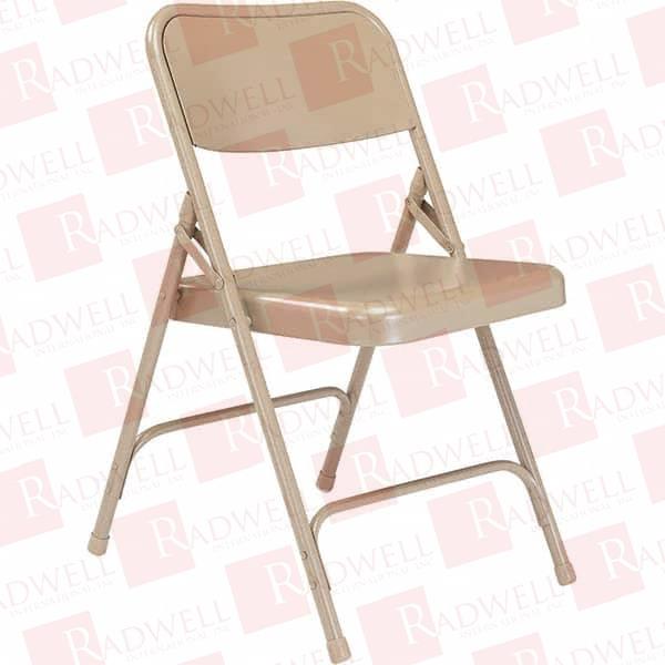 PACK OF (4), 18-1/4" WIDE X 20-1/4" DEEP X 29-1/2" HIGH, STEEL STANDARD FOLDING CHAIRS BEIGE