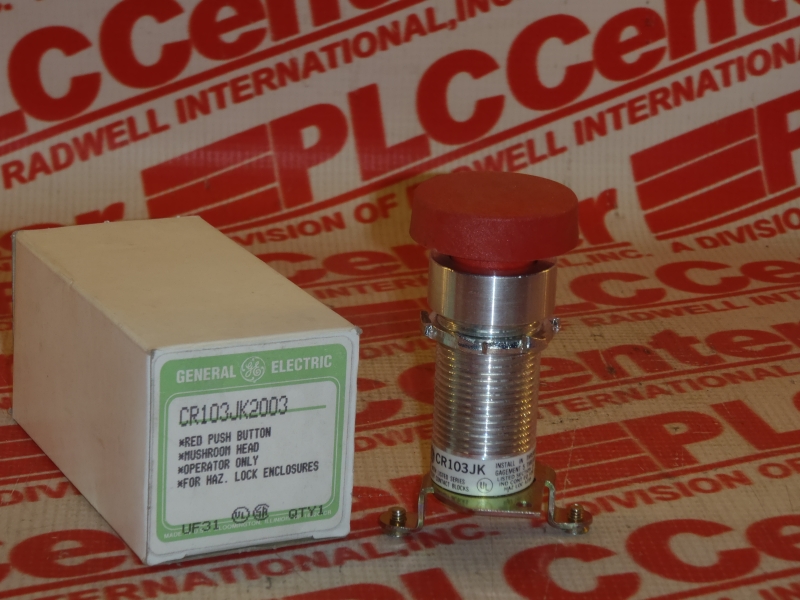  , PUSHBUTTON, RED, MUSHROOM HEAD, OPERATOR ONLY, HAZ LOC ENCLOSURE