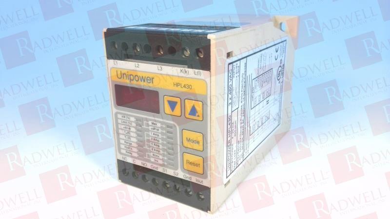  , DIGITAL LOAD MONITOR, 460 VAC, 3 PHASE, 4-20 MA OUTPUT, 400 OHM MAX LOAD