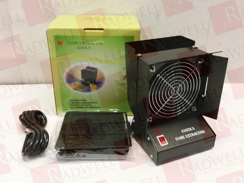 DESK TOP FUME EXTRACTOR; EXTERNAL DEPTH:120MM; EXTERNAL WIDTH:162MM; FEATURES:COMES WITH A EUROPEAN PLUG; FLOW RATE:115CU.FT/MIN; VOLTAGE AC:230V ;ROH