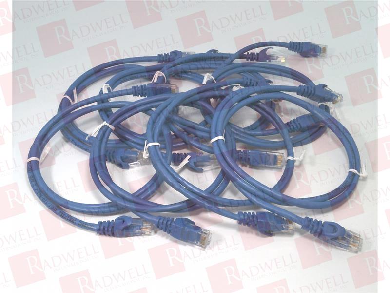 CAT5E, SNAGLESS ETHERNET PATCH CABLE, BLUE, 3FT, 8 PACK