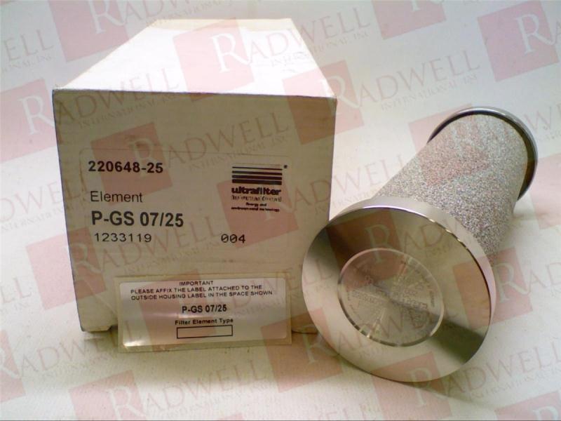 FILTER ELEMENT SINTERED 170MMX50MM 25MICRON