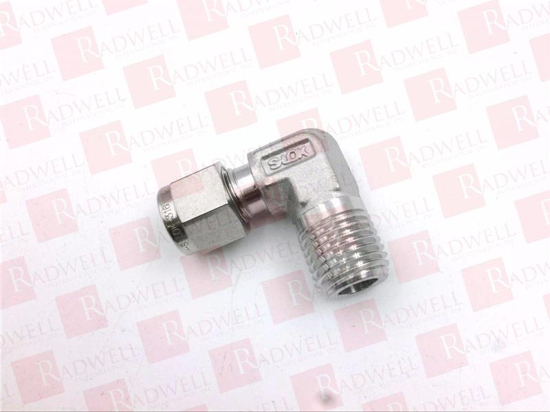 MALE ELBOW, 1/4 - 1/4 (TUBE OD - MALE NPT), DOUBLE FERRULE, 316SS