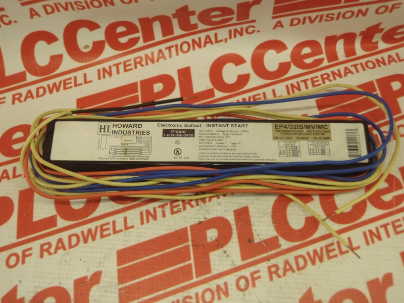 EP4/32IS/MV/SC/HE Ballast/Ignition Transformer by HOWARD INDUSTRIES