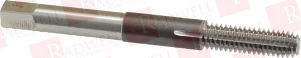 3/8-16 UNC H6 BRIGHT FINISH HIGH SPEED STEEL THREAD FORMING EXTENSION TAP BOTTOMING CHAMFER, 4" OAL, 1-1/4" THREAD LENGTH, 3B CLASS OF FIT, SERIES BXEXT