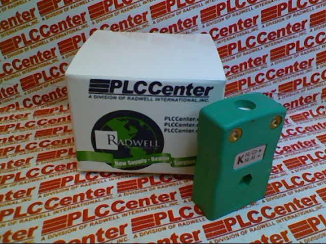 THERMOCOUPLE IN-LINE SOCKET GREEN STANDARD TYPE K