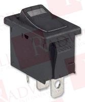 E SWITCH R1966ABLKBLKEFGRN
