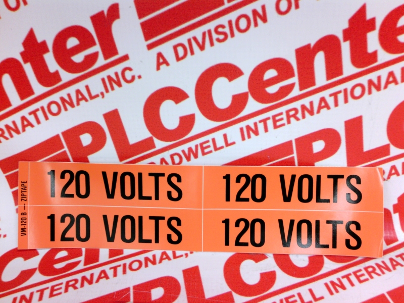 VOLTAGE MARKERS 120 VOLTS/EACH 1 SHEET