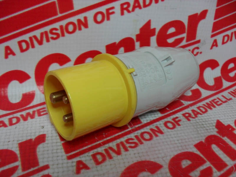CONNECTOR 16AMP 2POLE+E 100/130VAC IP44 MALE