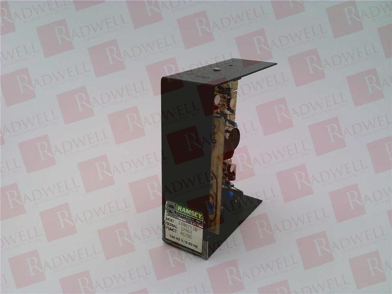 RAMSEY TECHNOLOGY INC, 2488/218, PLC MODULE AC/DC, 135 HZ V/S 60 HZ,