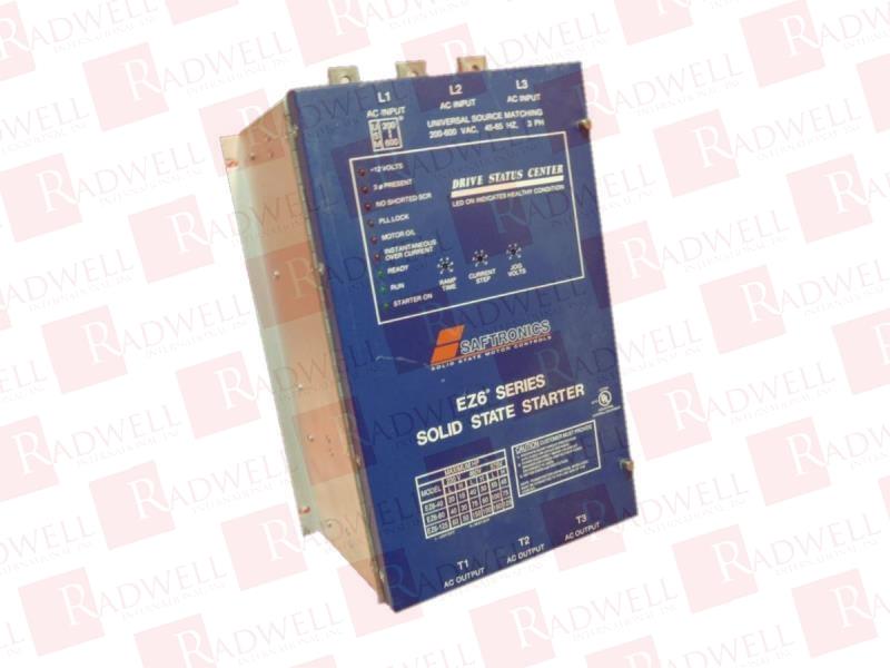  , SOLID STATE STARTER, EZ6 SERIES, 230-460 VAC 45-65 HZ INPUT, 200 AMP, 3 PHASE, 0-230 VAC OUTPUT