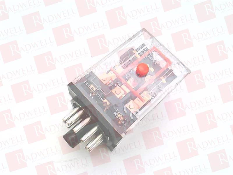 RELAY, 3 PDP, 24VAC COIL, 11 PIN OCTAL, WITH MANUAL INDICATOR AND PUSH TO TEST
