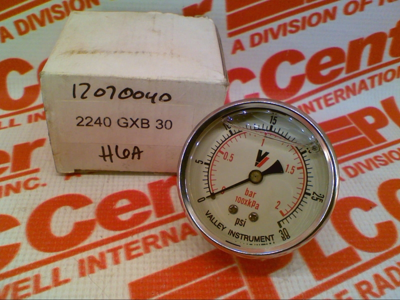 PRESSURE GAUGE OIL FILLED 0-30PSI 1/4INNPT