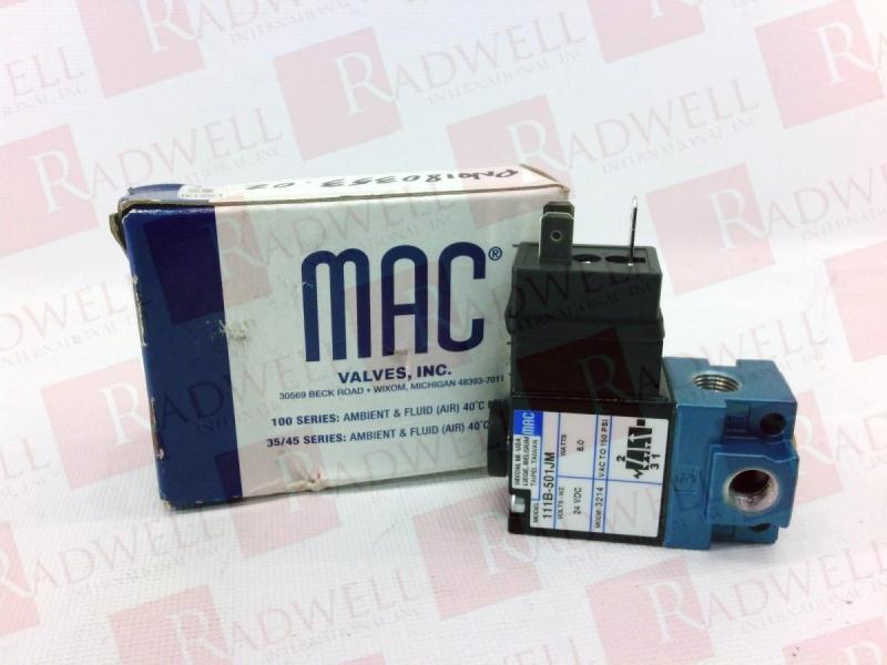 MAC VALVES INC 111B-501JM