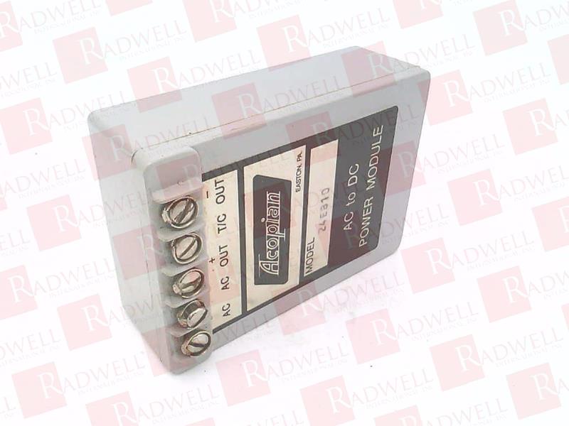 POWER SUPPLY, LINEAR REGULATED, AC-DC SINGLE OUTPUT, OUTPUT VOLTAGE 24, OUTPUT AMPS 0.1, LOAD +/-% 0.05, LINE +/-% 1