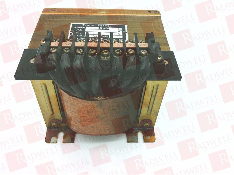 TRANSFORMER, PHASE 1 CYCLE, 50/60HZ, PV 0 200/220V S. V 0 100 0 100V, CAPACITY 800VA